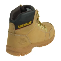 Caterpillar Boots: Outline Wheat 6" 90801 Men's Steel Toe EH Boots -Carlos Trendy cat 90801 0002 b