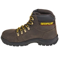 Caterpillar Boots: Men's P90803 Steel Toe EH Outline Seal Brown Work Boots -Carlos Trendy cat 90803 i 01