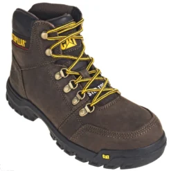 Caterpillar Boots: Men's P90803 Steel Toe EH Outline Seal Brown Work Boots -Carlos Trendy cat 90803 p 01