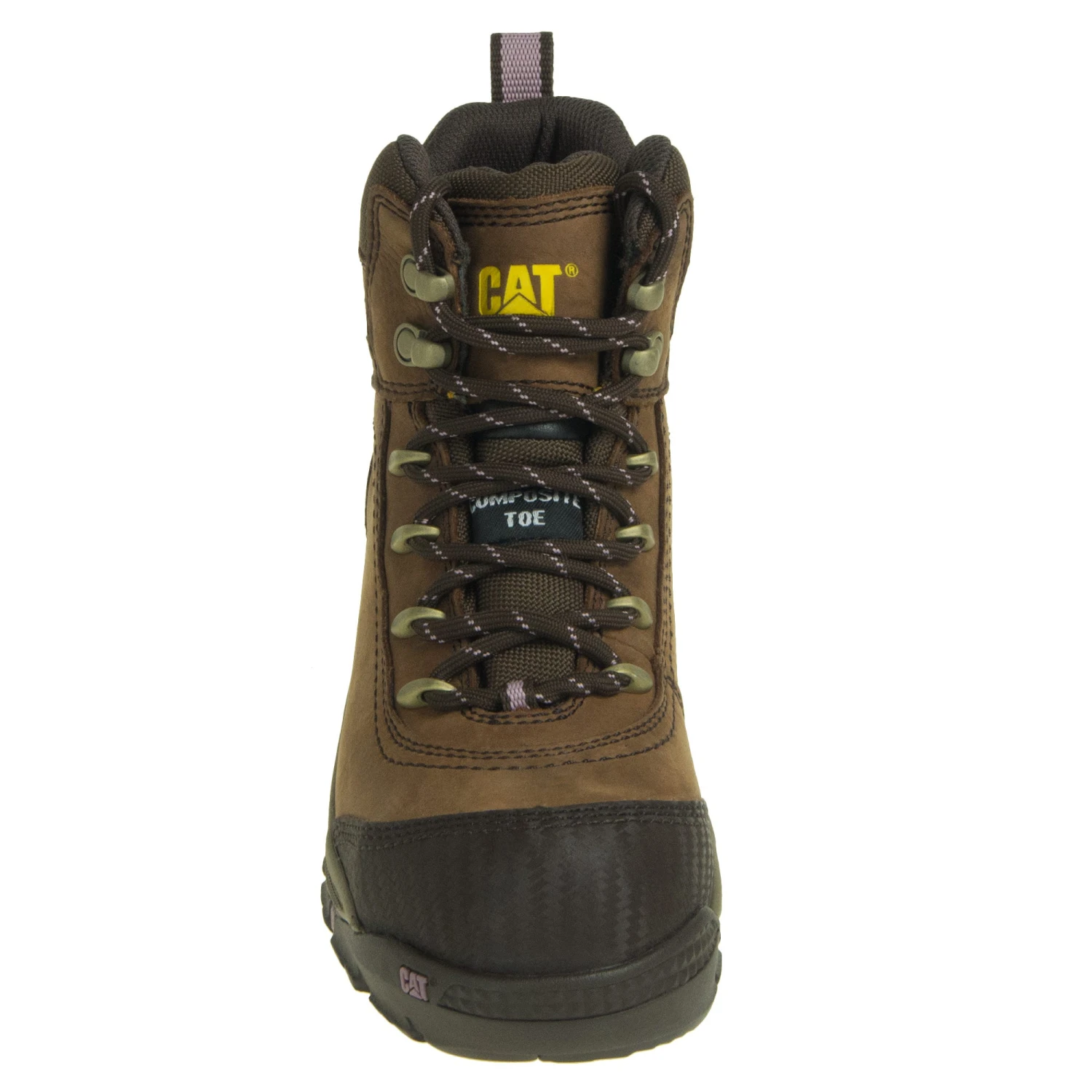 Caterpillar Boots: Women's Ally 90760 Brown Composite Toe Work Boots 2 Caterpillar Boots: Women's Ally 90760 Brown Composite Toe Work Boots - Image 2