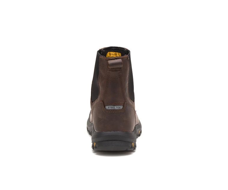 Caterpillar Boots: Men's P91026 Brown Wheelbase Steel Toe Work Boot 4 Caterpillar Boots: Men's P91026 Brown Wheelbase Steel Toe Work Boot - Image 4