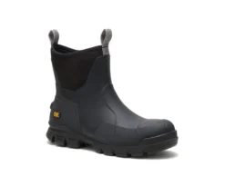 Caterpillar Boots: Unisex P91141 Black Stormers Steel Toe Waterproof Rubber Work Boot 10 Caterpillar Boots: Unisex P91141 Black Stormers Steel Toe Waterproof Rubber Work Boot -Carlos Trendy catm p91141 112618 f19 032