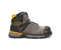Caterpillar Boots: Men's P91197 Pewter Excavator Superlite Nano Toe Waterproof Work Boot