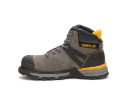 Caterpillar Boots: Men's P91197 Pewter Excavator Superlite Nano Toe Waterproof Work Boot -Carlos Trendy catm p91197 032919 s20 180