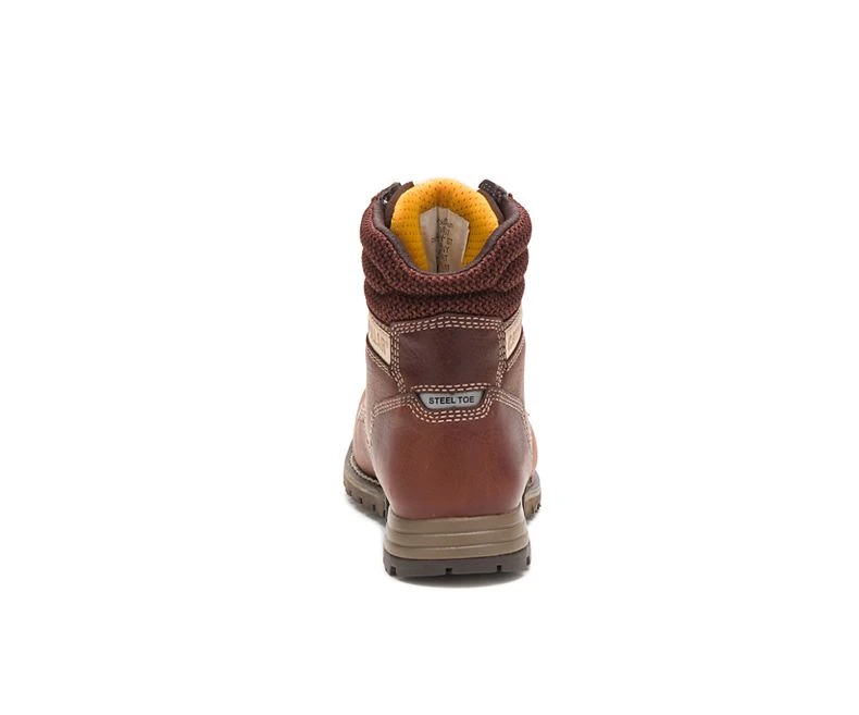 Caterpillar Boots: Women's P91097 Tawny Paisley Steel Toe Slip Resistant Work Boot 4 Caterpillar Boots: Women's P91097 Tawny Paisley Steel Toe Slip Resistant Work Boot - Image 4