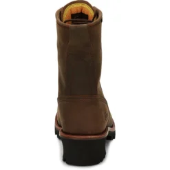 Chippewa Boots: Men's Waterproof Brown 73100 Logger Work Boots -Carlos Trendy chp 006 73100edit