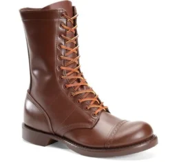 Corcoran Boots: Women's CV1516 Historic Brown 10" USA Made Jump Boot