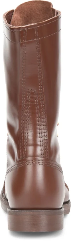 Corcoran Boots: Women's CV1516 Historic Brown 10" USA Made Jump Boot -Carlos Trendy cv1516 500xauto heel