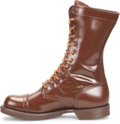 Corcoran Boots: Women's CV1516 Historic Brown 10" USA Made Jump Boot -Carlos Trendy cv1516 500xauto instep