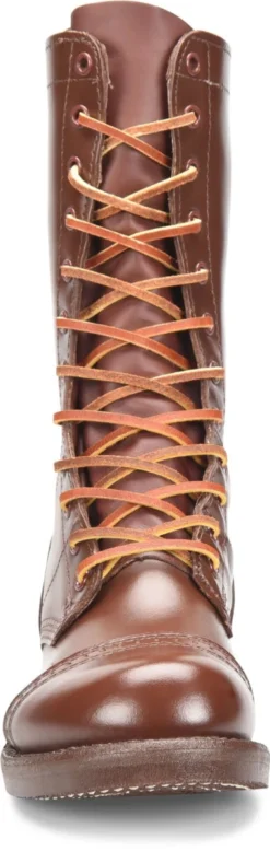 Corcoran Boots: Women's CV1516 Historic Brown 10" USA Made Jump Boot -Carlos Trendy cv1516 500xauto toe