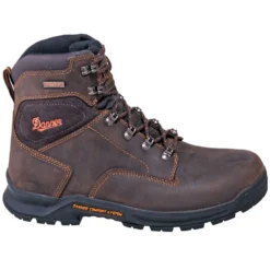 Danner Boots: Men's 12435 Waterproof Brown Leather Crafter Slip-Resistant Boots -Carlos Trendy danner 12433 o 01 1