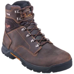 Danner Boots: Men's 12435 Waterproof Brown Leather Crafter Slip-Resistant Boots -Carlos Trendy danner 12433 p 01 1