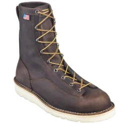 Danner Boots: Men's 15556 USA-Made Brown EH Bull Run Work Boots -Carlos Trendy danner 15556 p 01 1
