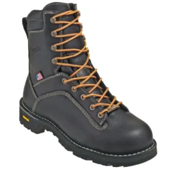 Danner Boots: Men's 17311 Black American-Made EH Waterproof Alloy Toe Boots -Carlos Trendy danner 17311 p 01