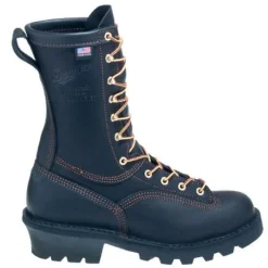 Danner Boots: Men's 18102 Black USA-Made Flashpoint Fire-Resistant Boots -Carlos Trendy danner 18102 o 01
