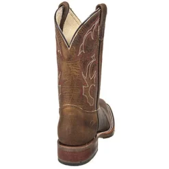Double H Boots: Men's DH3560 Square Toe USA-Made 11-Inch Cowboy Boots -Carlos Trendy dh3560 hhb 01