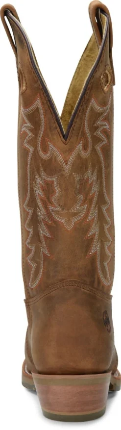 Double H Boots: Women's DH5159 Brown Daniela 12" Domestic ICE Buckaroo Cowboy Boot -Carlos Trendy dh5159 500xauto heel