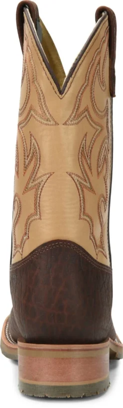 Double H Boots: Men's DH5305 Brown Square Steel Toe Graham 11" ICE Roper Cowboy Boot 9 Double H Boots: Men's DH5305 Brown Square Steel Toe Graham 11" ICE Roper Cowboy Boot -Carlos Trendy dh5305 500xauto heel
