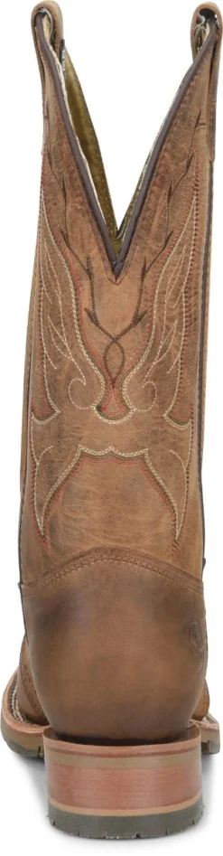 Double H Boots: Women's DH5314 Old Town Folklore Charity 12" Domestic Wide Square Toe Roper -Carlos Trendy dh5314 500xauto heel