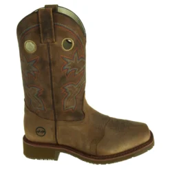 Double H Boots: Men's DH5134 ICE Brown EH Ropers -Carlos Trendy double h dh5134 o 001