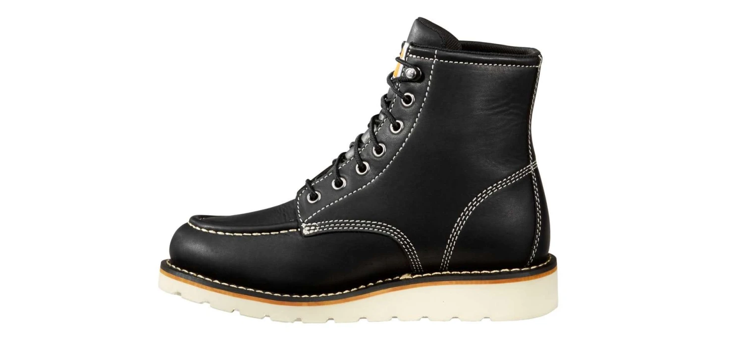 Carhartt Boots: Women's FW6021-W Black 6-Inch Soft Toe Wedge Work Boot 3 Carhartt Boots: Women's FW6021-W Black 6-Inch Soft Toe Wedge Work Boot - Image 3