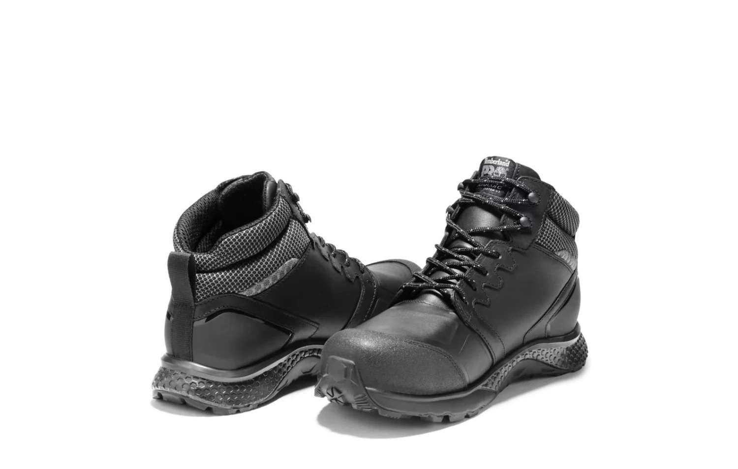 Timberland Pro Boots: Men's A1ZC9 Black Reaxion Composite Toe Waterproof Hiker 4 Timberland Pro Boots: Men's A1ZC9 Black Reaxion Composite Toe Waterproof Hiker - Image 4