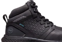 Timberland Pro Boots: Women's A21QA Black Grey Reaxion Composite Toe Waterproof Hiker