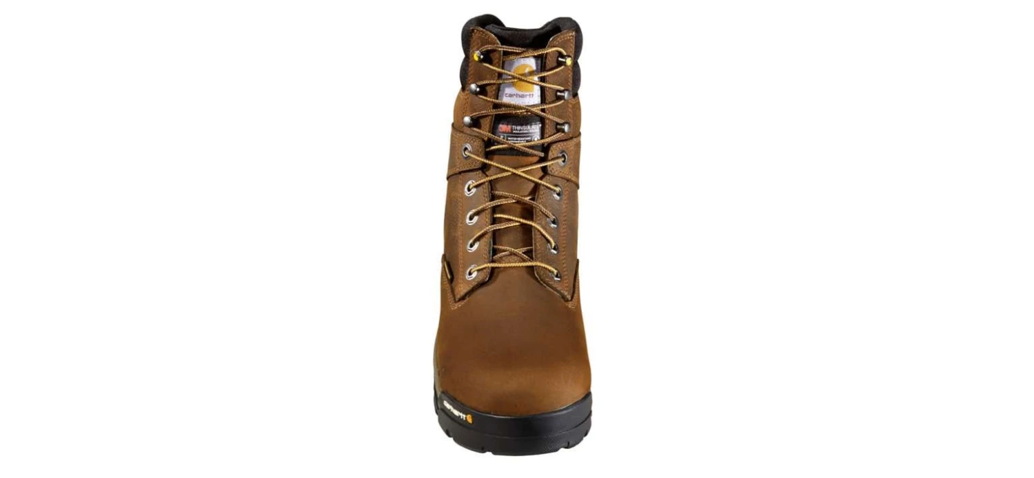 Carhartt Boots: Men's CME8047 Brown Oil Tanned Ground Force 8-Inch Soft Toe Work Boot 3 Carhartt Boots: Men's CME8047 Brown Oil Tanned Ground Force 8-Inch Soft Toe Work Boot - Image 3