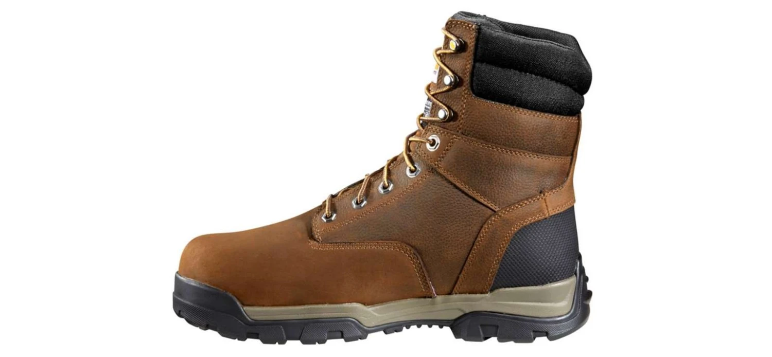 Carhartt Boots: Men's CME8047 Brown Oil Tanned Ground Force 8-Inch Soft Toe Work Boot 2 Carhartt Boots: Men's CME8047 Brown Oil Tanned Ground Force 8-Inch Soft Toe Work Boot - Image 2