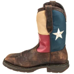 Durango Boots: Men's Steel Toe DB021 EH Texas Flag Cowboy Boots -Carlos Trendy durango db 021 i 01