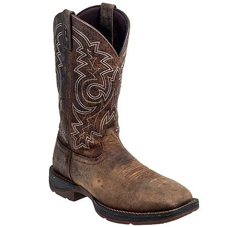 Durango Boots: Men's Brown Rebel DB4343 Steel Toe EH Cowboy Work Boots 5 Durango Boots: Men's Brown Rebel DB4343 Steel Toe EH Cowboy Work Boots - Image 5