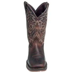 Durango Boots: Men's Brown Rebel DB4443 Leather Square Toe Cowboy Boots -Carlos Trendy durango db4443 f 01