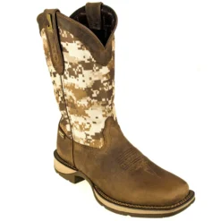 Durango Boots: Men's Desert Camo DDB0166 Rebel Western Pull-On Boots -Carlos Trendy durango ddb0166 p 01