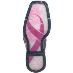 Durango Boots: Women's Brown RD3557 Pink Awareness Western Work Boots -Carlos Trendy durango rd3557 s 01