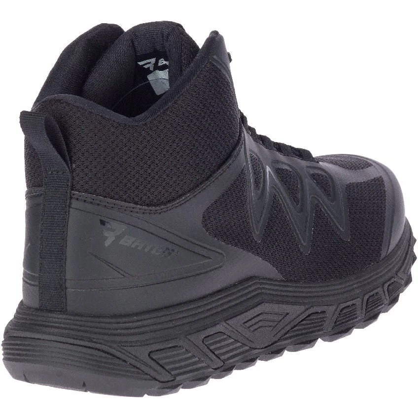 Bates Boots: Men's E01040 Black Rush Mid Tactical Athletic Work Boot 2 Bates Boots: Men's E01040 Black Rush Mid Tactical Athletic Work Boot - Image 2