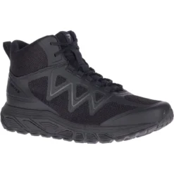 Bates Boots: Men's E01040 Black Rush Mid Tactical Athletic Work Boot