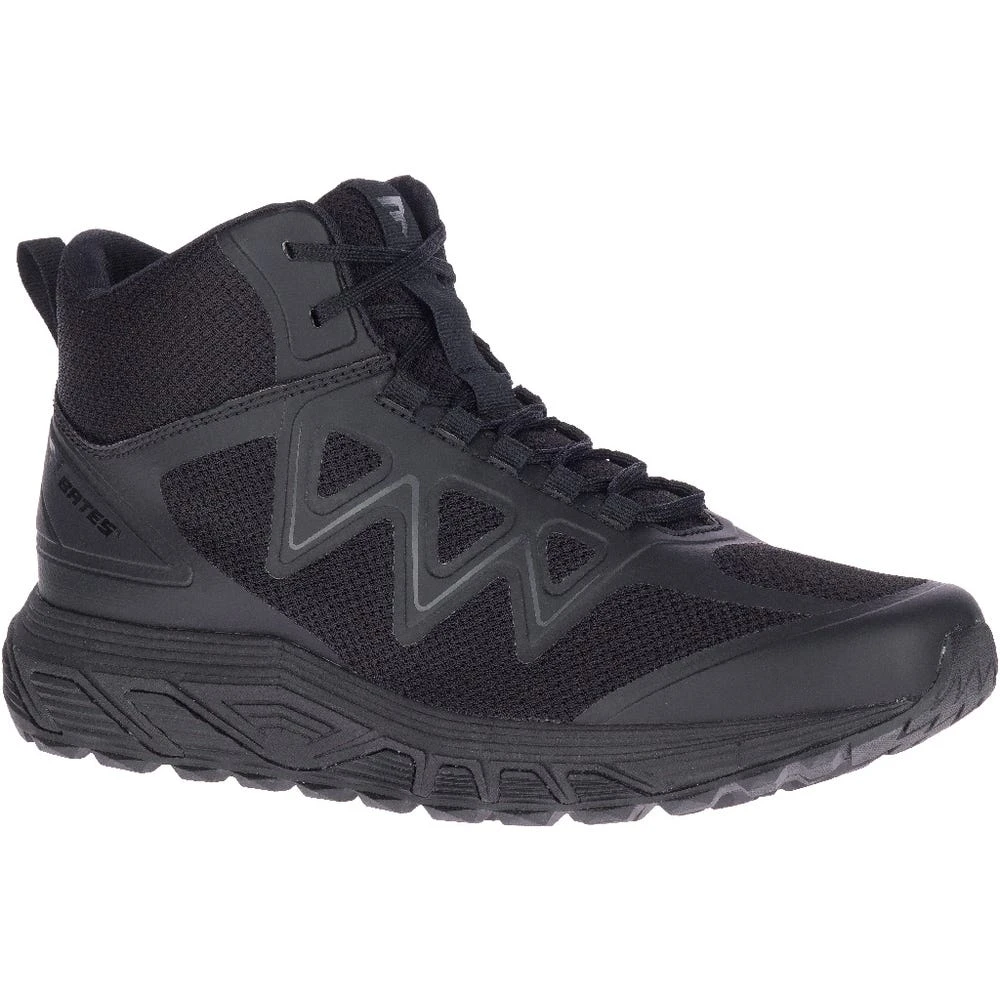 Bates Boots: Men's E01040 Black Rush Mid Tactical Athletic Work Boot 1 Bates Boots: Men's E01040 Black Rush Mid Tactical Athletic Work Boot