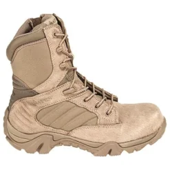 Bates Boots: Men's Tan EH 2276 Water-Resistant Composite Toe Military Boot -Carlos Trendy e02276st bateso 01 2