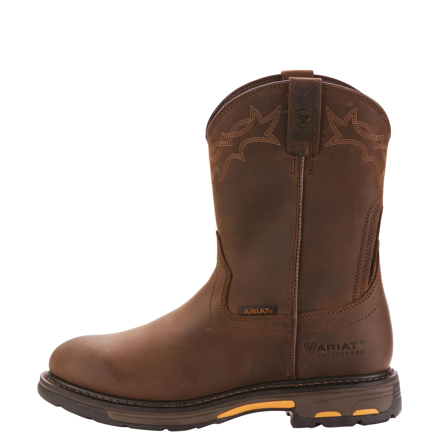 Ariat Boots: Men's 10001198 Brown Waterproof Workhog Boots 4 Ariat Boots: Men's 10001198 Brown Waterproof Workhog Boots - Image 4