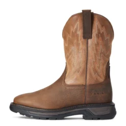 Ariat Boots: Men's 10033963 Rye Brown Big Rig Work Boot 7 Ariat Boots: Men's 10033963 Rye Brown Big Rig Work Boot -Carlos Trendy f20 mns work 10033963 side