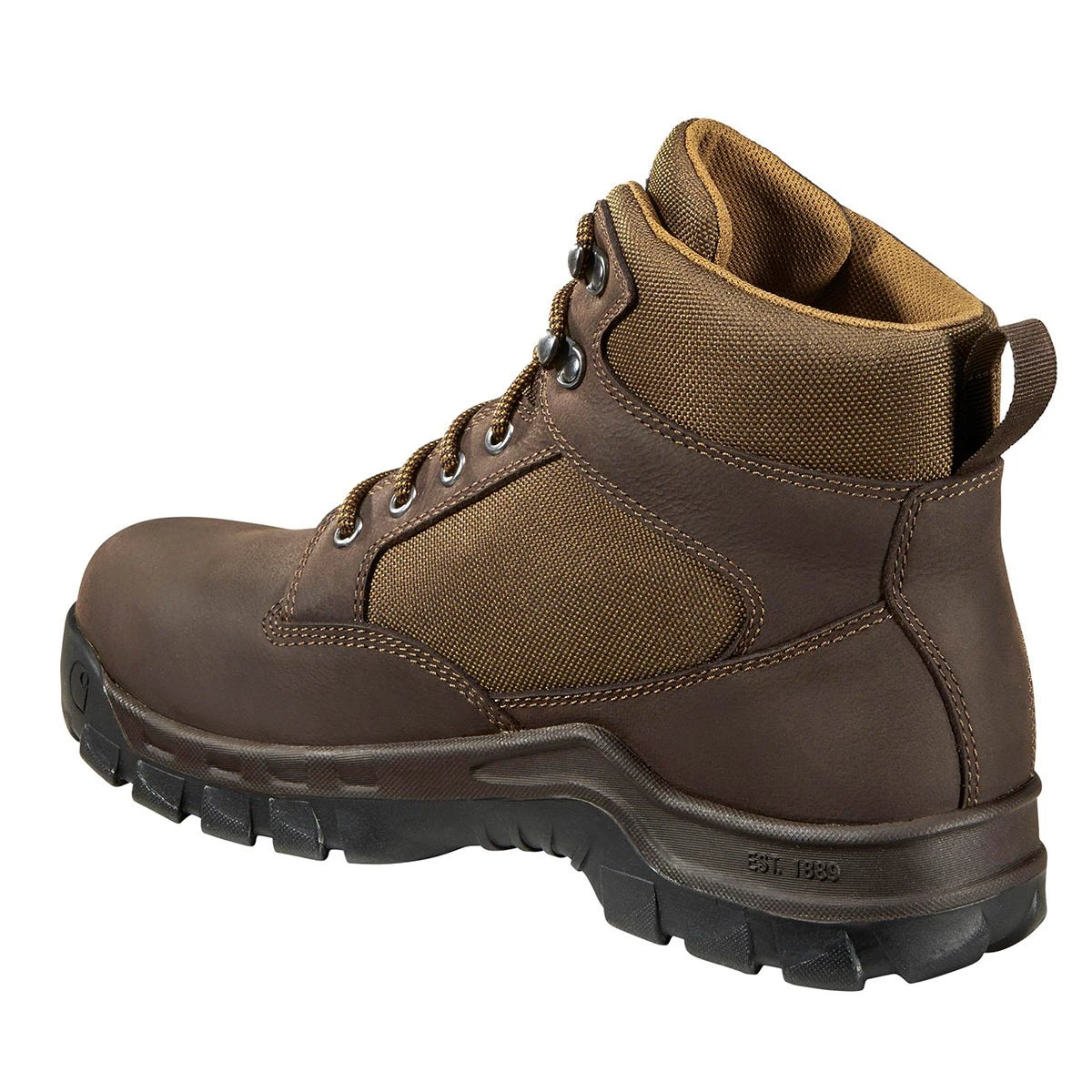 Black Diamond Carhartt Boots: Men's FF6213 Brown Steel Toe Rugged Flex 6" Waterproof Work Boot 3 Black Diamond Carhartt Boots: Men's FF6213 Brown Steel Toe Rugged Flex 6" Waterproof Work Boot - Image 3