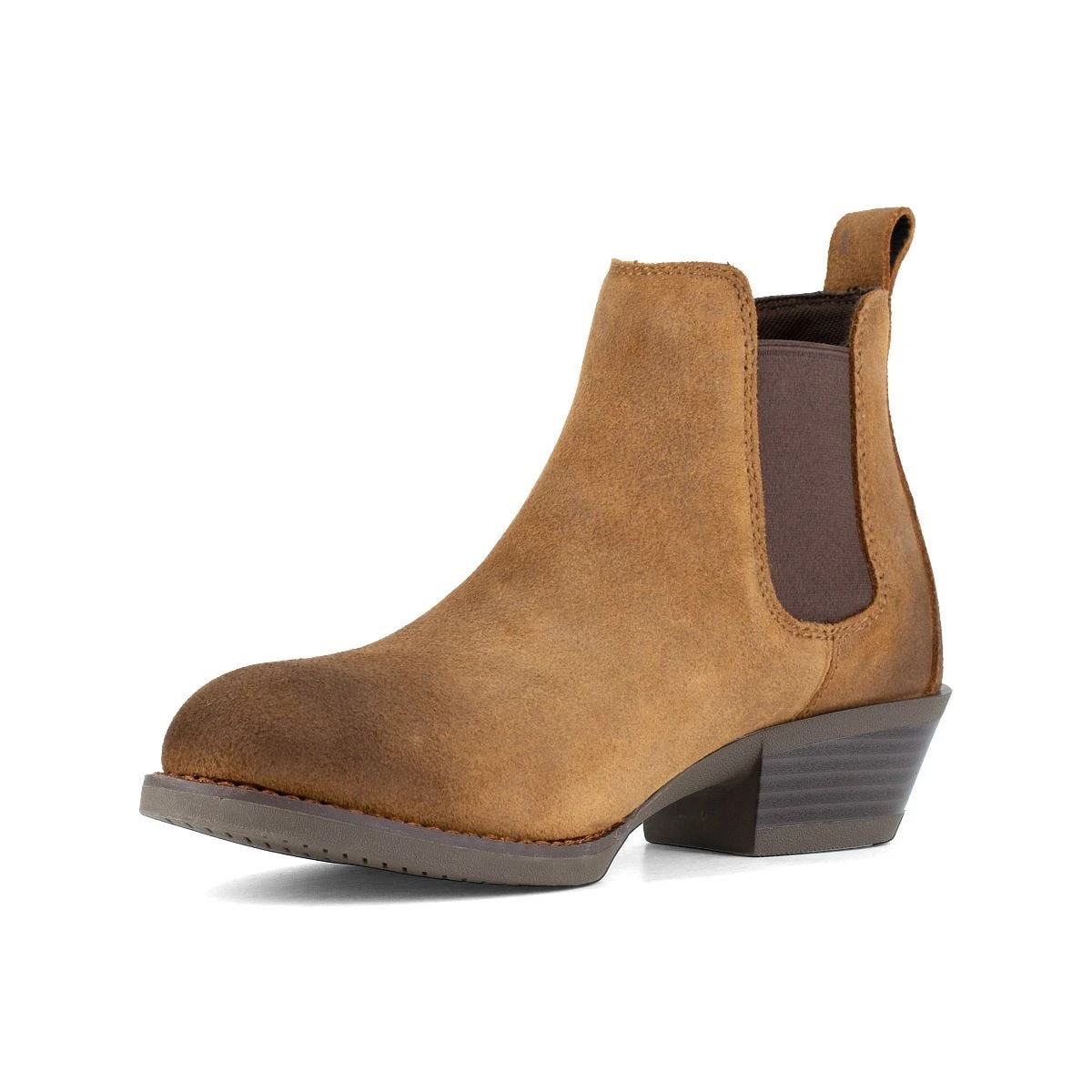 Frye Supply Boots: Women's FR40502F Dark Brown Steel Toe Safety-Crafted Chelsea Work Boot 4 Frye Supply Boots: Women's FR40502F Dark Brown Steel Toe Safety-Crafted Chelsea Work Boot - Image 4