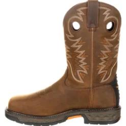 Georgia Boot GB00224 Brown Carbo-Tec LT Alloy Toe Waterproof Pull On Boots -Carlos Trendy gb00224 5 large