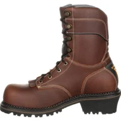 Georgia Boots: Men's GB00236 Brown AMP LT Composite Toe Logger Boots 8 Georgia Boots: Men's GB00236 Brown AMP LT Composite Toe Logger Boots -Carlos Trendy gb00236 5 large