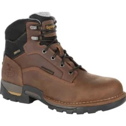 Georgia Boots: Men's GB00313 Brown EH Steel Toe Eagle One Waterproof Work Boots
