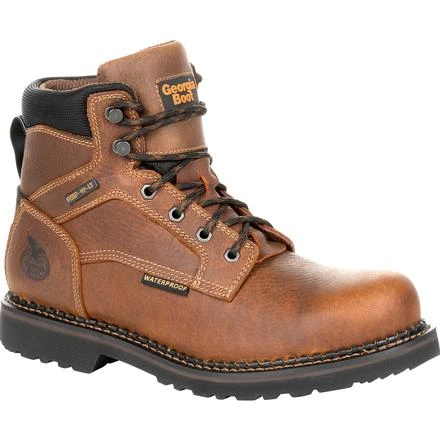 Georgia Boots: Men's GB00316 Brown Waterproof Georgia Giant Revamp Boots 1 Georgia Boots: Men's GB00316 Brown Waterproof Georgia Giant Revamp Boots