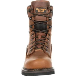 Georgia Boots: Men's GB00318 Brown EH 8" Waterproof Georgia Giant Revamp Work Boots -Carlos Trendy gb00318 3 large