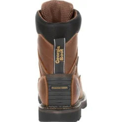 Georgia Boots: Men's GB00318 Brown EH 8" Waterproof Georgia Giant Revamp Work Boots -Carlos Trendy gb00318 4 large