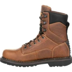 Georgia Boots: Men's GB00318 Brown EH 8" Waterproof Georgia Giant Revamp Work Boots -Carlos Trendy gb00318 5 large