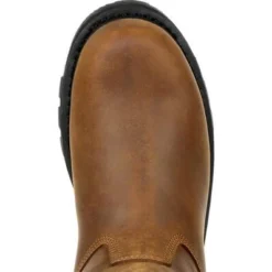 Georgia Boots: Men's GB00394 Brown Carbo Tec LTX Waterproof Composite Toe Pull On Work Boot -Carlos Trendy gb00394 6 large